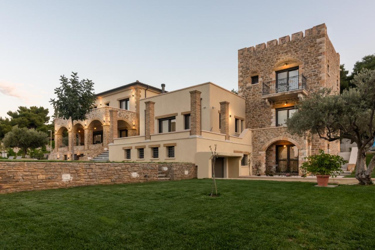 Villa Kalamos / Sea View And Pool Nearby Athens Екстер'єр фото