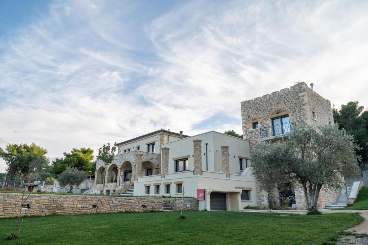 Villa Kalamos / Sea View And Pool Nearby Athens Екстер'єр фото