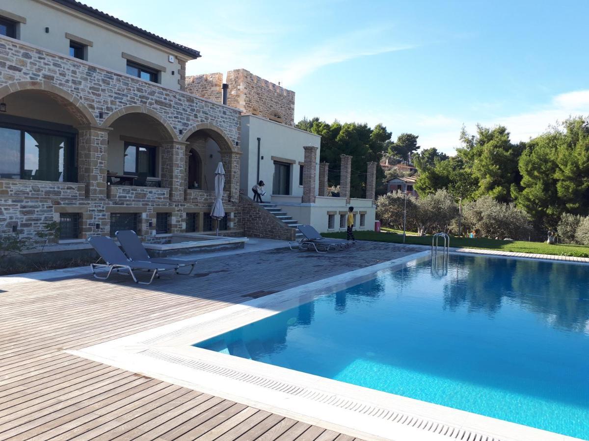 Villa Kalamos / Sea View And Pool Nearby Athens Екстер'єр фото