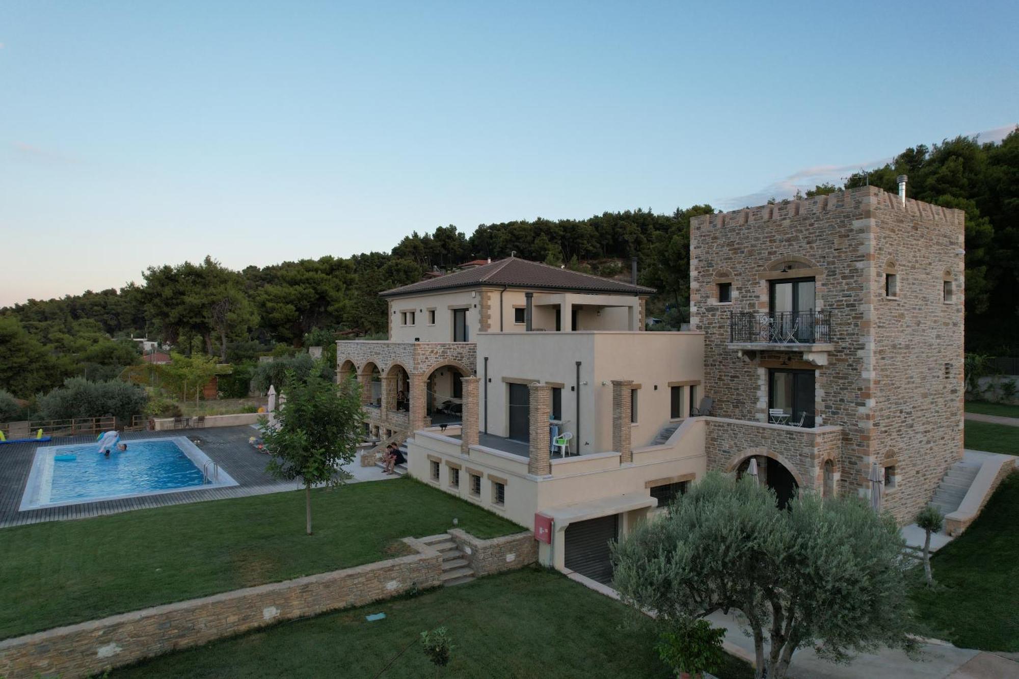 Villa Kalamos / Sea View And Pool Nearby Athens Екстер'єр фото