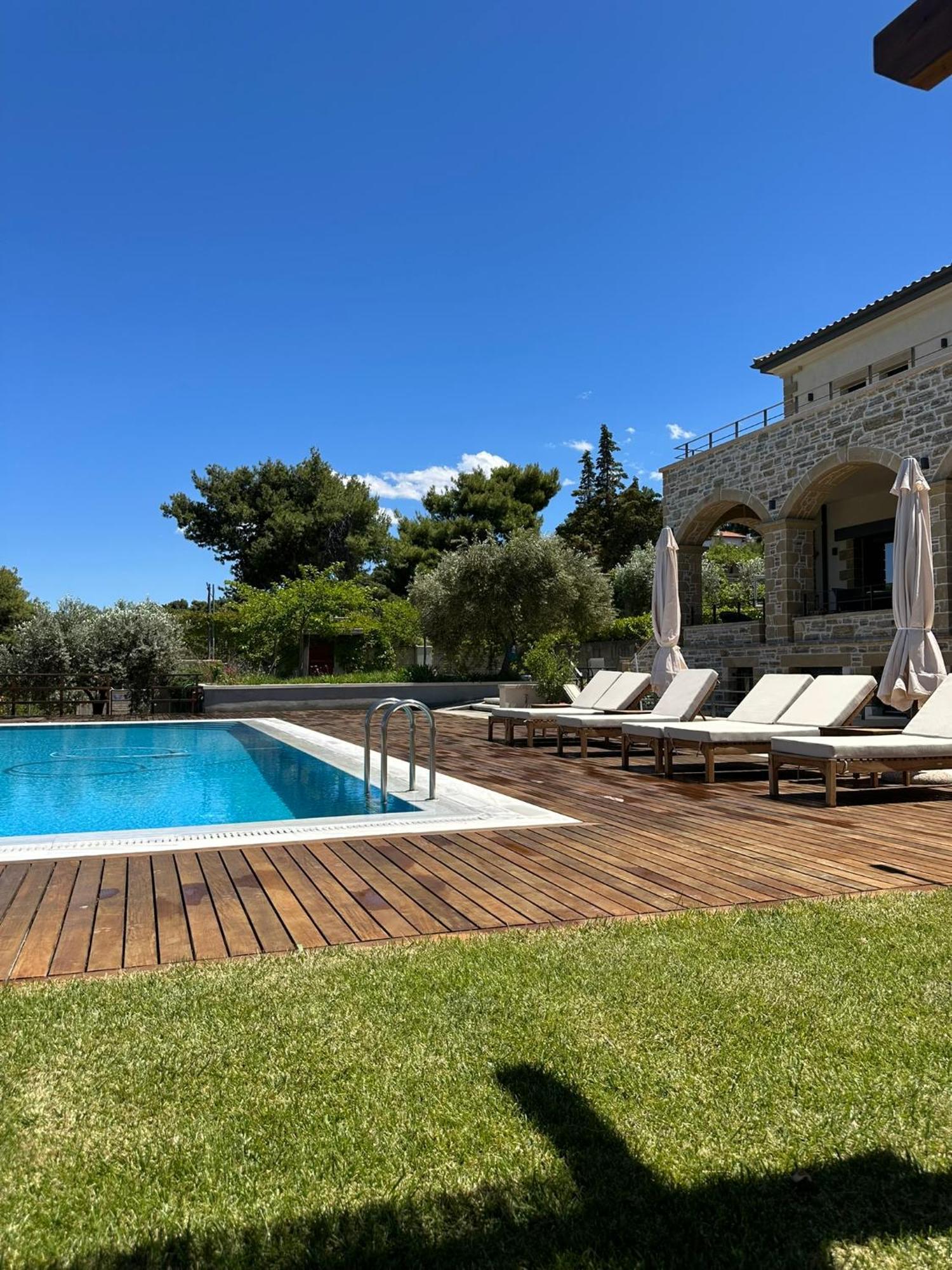 Villa Kalamos / Sea View And Pool Nearby Athens Екстер'єр фото
